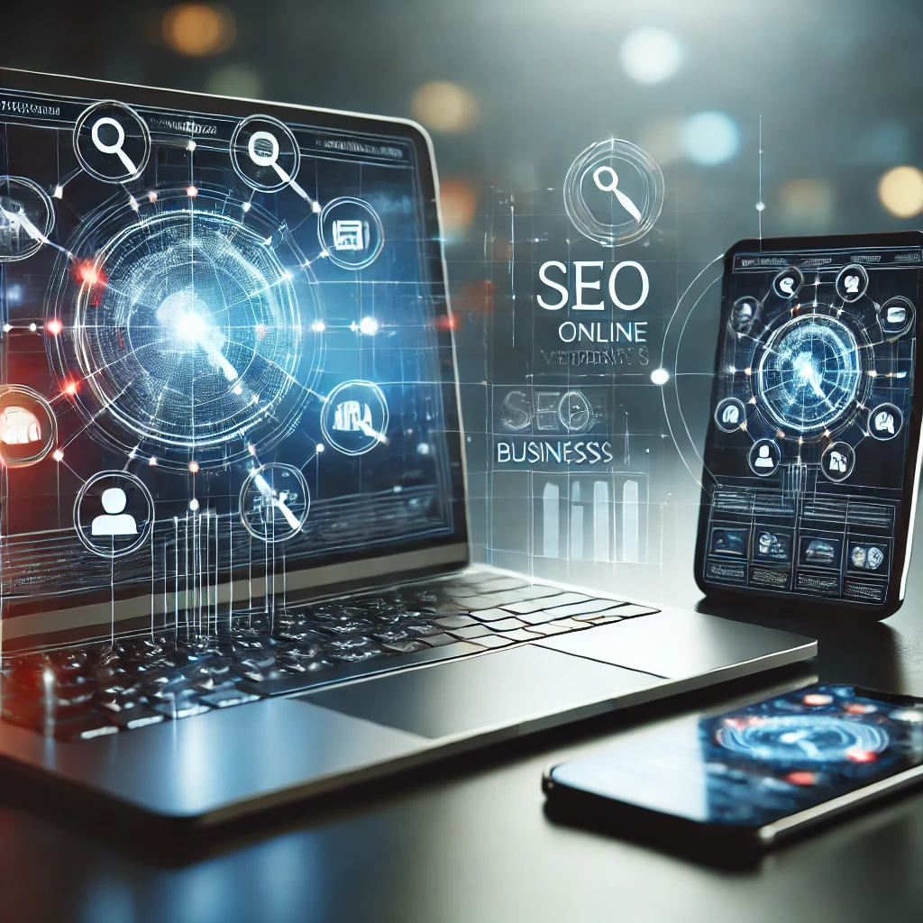 business on a laptop